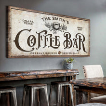 Load image into Gallery viewer, Coffee Bar Sign VII