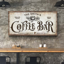 Load image into Gallery viewer, Coffee Bar Sign VII