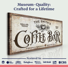 Load image into Gallery viewer, Coffee Bar Sign VII