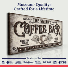 Load image into Gallery viewer, Coffee Bar Sign X