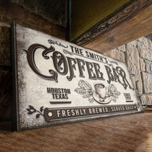 Load image into Gallery viewer, Coffee Bar Sign X