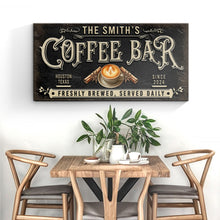 Load image into Gallery viewer, Coffee Bar Sign XII