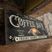 Load image into Gallery viewer, Coffee Bar Sign XII