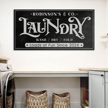 Load image into Gallery viewer, Laundry Room Sign V