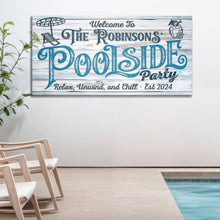 Load image into Gallery viewer, Personalized Pool Party Sign