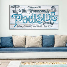 Load image into Gallery viewer, Personalized Pool Party Sign