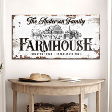 Load image into Gallery viewer, Personalized Farmhouse Sign III