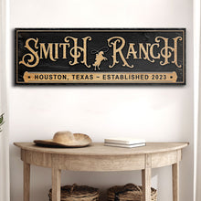 Load image into Gallery viewer, Personalized Horse Ranch Sign