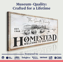 Load image into Gallery viewer, Vintage Homestead Sign IV