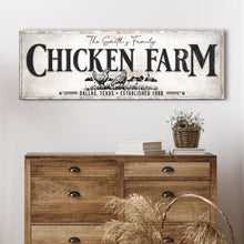 Load image into Gallery viewer, Chicken Family Farm Sign