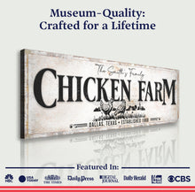 Load image into Gallery viewer, Chicken Family Farm Sign