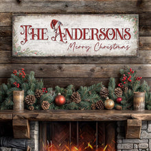 Load image into Gallery viewer, Christmas Family Name Sign II