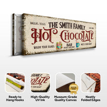Load image into Gallery viewer, Hot Chocolate Christmas Bar Sign