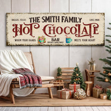 Load image into Gallery viewer, Hot Chocolate Christmas Bar Sign