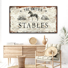 Load image into Gallery viewer, Rustic Stables Decor Sign