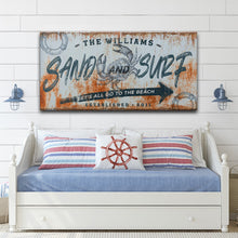 Load image into Gallery viewer, Sand And Surf Sign