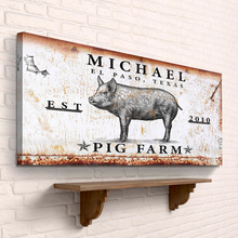 Load image into Gallery viewer, Pig Farm Sign
