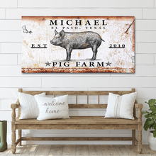 Load image into Gallery viewer, Pig Farm Sign
