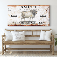 Load image into Gallery viewer, Brahman Cattle Sign