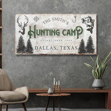 Load image into Gallery viewer, Fishing And Hunting Sign
