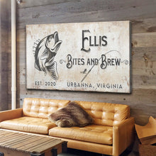 Load image into Gallery viewer, Bites and Brews Sign