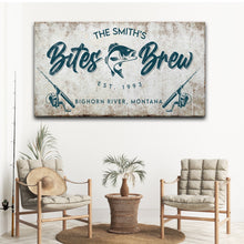 Load image into Gallery viewer, Bites and Brews Sign