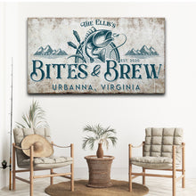 Load image into Gallery viewer, Bites and Brews Sign