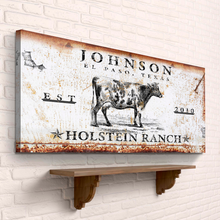 Load image into Gallery viewer, Holstein Ranch Sign