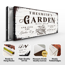 Load image into Gallery viewer, Family Garden Sign