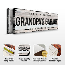 Load image into Gallery viewer, Grandpa Garage Sign II