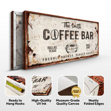 Load image into Gallery viewer, Coffee Bar Sign IV