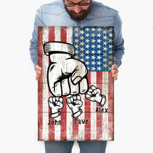 Load image into Gallery viewer, Dad Fist Bump Father's Day Gift Sign