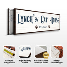 Load image into Gallery viewer, Cat House Sign