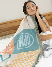 Load image into Gallery viewer, Patchwork Throw Blanket