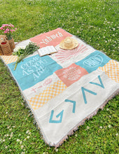 Load image into Gallery viewer, Patchwork Throw Blanket