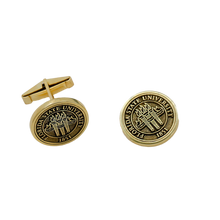 Load image into Gallery viewer, Personalized College Cufflinks in 925 Sterling Silver
