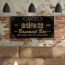 Load image into Gallery viewer, Personalized Basement Bar Sign II