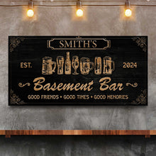 Load image into Gallery viewer, Personalized Basement Bar Sign II