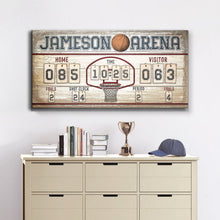 Load image into Gallery viewer, Personalized Basketball Scoreboard Sign