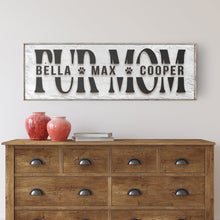 Load image into Gallery viewer, Personalized Fur Mom Sign