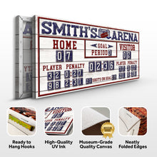 Load image into Gallery viewer, Personalized Hockey Scoreboard Sign