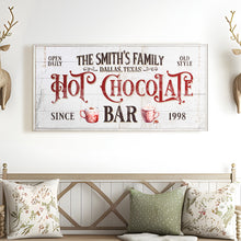 Load image into Gallery viewer, Personalized Hot Chocolate Bar Sign
