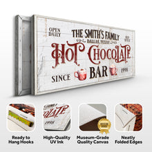 Load image into Gallery viewer, Personalized Hot Chocolate Bar Sign