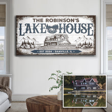 Load image into Gallery viewer, Personalized Lake House Sign II
