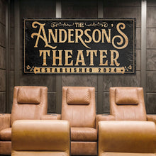 Load image into Gallery viewer, Personalized Theater Sign
