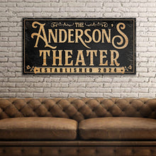 Load image into Gallery viewer, Personalized Theater Sign