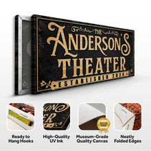 Load image into Gallery viewer, Personalized Theater Sign
