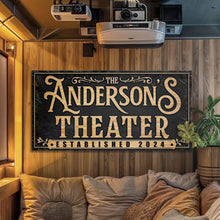 Load image into Gallery viewer, Personalized Theater Sign
