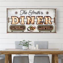 Load image into Gallery viewer, Personalized Vintage Diner Sign