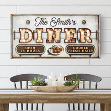 Load image into Gallery viewer, Personalized Vintage Diner Sign